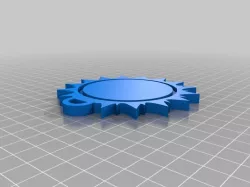 Sun Keychain
