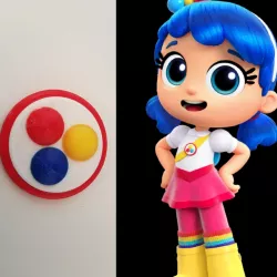 True and The Rainbow Kingdom Pin/Badge