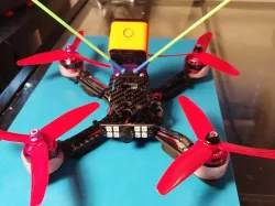 WS2812B 8-Bit + buzzer Holder for iFlight iX5 200mm