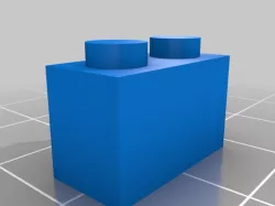 2x1 Lego brick