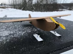 3D printed snow skis for RC planes