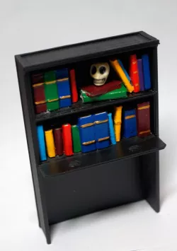 Addams Family Pinball Bookcase Mod