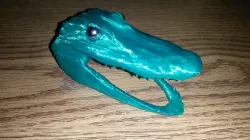 Alligator Head with Custom Eyes