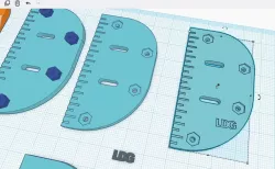 Barebow fingertab Plate