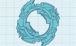 Beyblade Lost Longinus Attack ring
