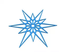 BlocksCAD Snowflake v4 - Bolerro
