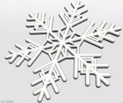 BlocksCADSnowflake