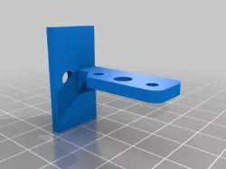 BLTouch bracket for the X-carriage for E3D V6 by itesdahl
