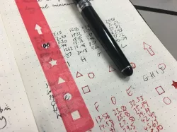 Bullet Journal Bookmark