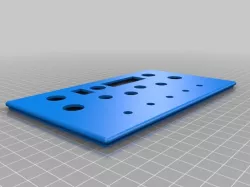 Button Box Face Plate for plastic box