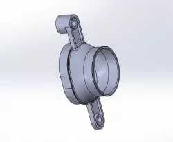 Cafe Intake - Airbox to 2.5 cone filter adapter cb550 +
