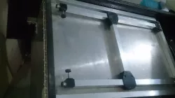Camper trailer kitchen extending legs