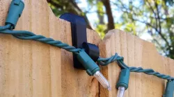 Christmas Lights Hook for Common Wood Fences (1/2")
