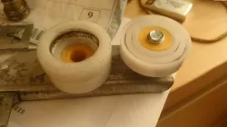 closet door caster (spacer)