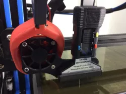 CR-10 Level Gauge Holder and Fan Guard for Fang