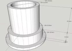 CR-10 mini filament holder extender