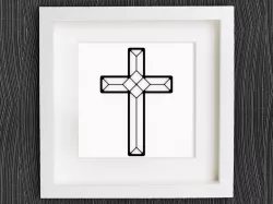 Customizable Origami Cross