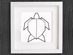 Customizable Origami Turtle