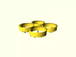 Customizable Whoop Frame (SCAD)