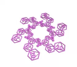 D20 Snowflake
