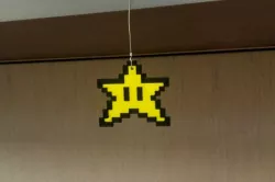 Dual-extrusion Mario Star Ornament