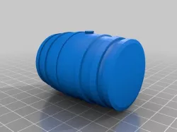 Flask Whiskey Barrel