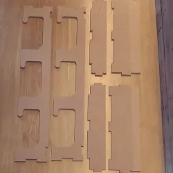Gunrack for airsoft replicas DXF MDF 8MM CNC