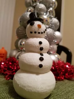 Happy Snowman Tealight