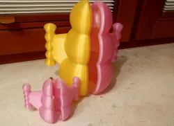 Hinged Snowman Mold