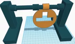 Hockey passing target