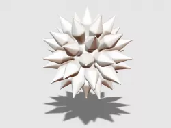 Icy snowball bauble
