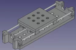 Linear stage for optics