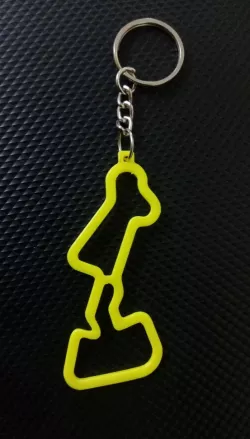Madras Motor Sports Race track,Chennai India (Key chain)