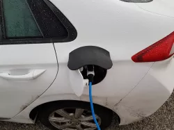 Magnetic Ioniq Electric charge port cover
