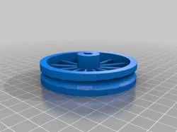 Nicer Flywheel with drive belt grove