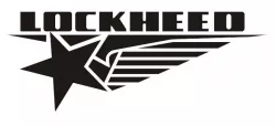 Old School Lockheed Aircraft Sign Litho