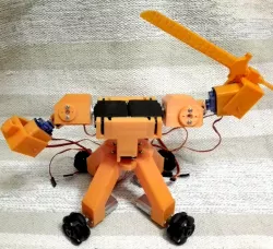 Omnidirectional Fighting Robot