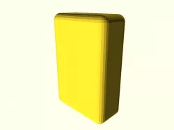 OpenSCAD Rounded Cube Module