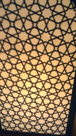 Paper arabesque laser cut lantern