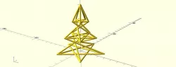 Pentagram christmas tree