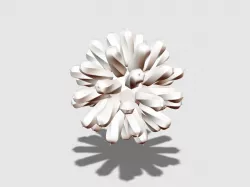 Pompom snow bauble