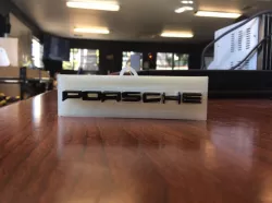 Porsche Ornament With Letter Inserts