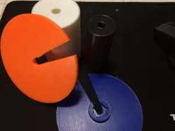 Quick change spool setup for 8mm threaded rod