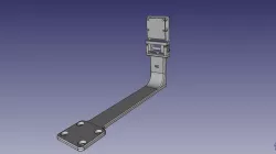 Raspberry Pi Zero W and Camera Mount 2040 2020 AM8
