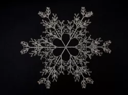 Recursive snowflake in BlocksCAD