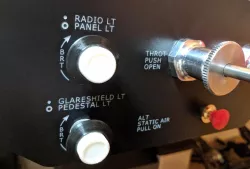 Rheostat Knobs - Cessna 172 Flight Simulator