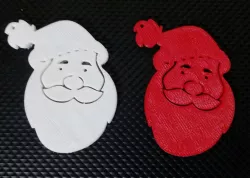 Santa keychain