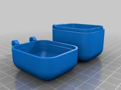 Small case with hinge
