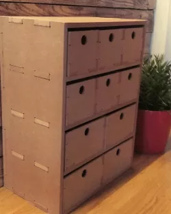 Small dresser, storage MDF 4MM / 8MM CNC DXF