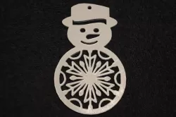 Snowman with Snowflake